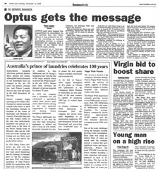 Prince of laundries celebrates 100 years